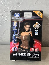 NEW Vintage Sapphire HD 3870 Graphics Card 512MB See Photos picture