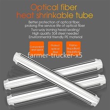 60mm Dual‑Pin Fiber Heat‑Shrink Tubing FTTH Fiber Optic Splice Protection Sleeve picture