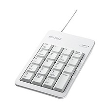 Buffalo Wired Keyboard with Tab Key White BSTK100WH picture