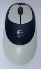 Genuine Logitech 851390-0000 M-RN67 White 2-Button Cordless USB Mouse Untested picture