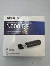 Belkin N600 DB Wireless Dual Band Wi-Fi USB Adapter [SEALED] picture