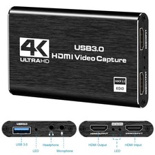 4K HDMI Capture Card USB 3.0 – 1080P 60FPS Gaming & Streaming Video Capture C... picture