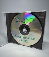 Adobe After Effects 4.1 Confidential Beta Prototype Employee Press Kit Demo-RARE picture