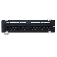 20 Pack of CAT5E 110 Type Patch Panel 12 Port Vertical w/Bracket picture