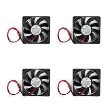 4Pcs DC Brushless Cooling PC Computer Fan 12V 8015s 80x80x15mm 0.16A 2 Pin Wire picture