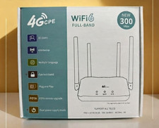 4G LTE WiFi 6 Indoor Router R8B SIM Slot Unlocked 300Mbps 4 Antenna NEW picture
