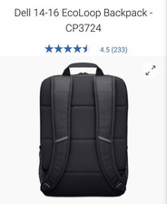 Dell EcoLoop Essential Computer Backpack 14-16