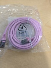 NEW Belkin F2CP002-10-PNKS 10' foot CAT6 Gaming Network Mesh CABLE PINK Snagless picture