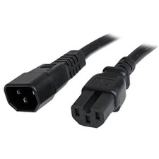StarTech PXTC14C156 6 ft 14 AWG Computer Power Cord - IEC C14 to IEC C15 picture