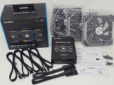 3-Pack Lian Li UNI FAN SL120 V2 120mm ARGB Case Fan Daisy Chain Controller Black picture