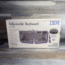 IBM Vintage Adjustable Keyboard Ergonomic Model M15 (13H6689) New In Box picture