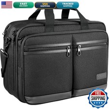 KROSER 17.3 Inch Laptop Computer Bag Messenger Water-Repellent Briefcase picture