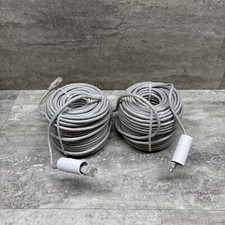 Lot Of 2 LOREX Cat 5e Ethernet Network Cable For IP Camera 30 Meter Length, Gray picture