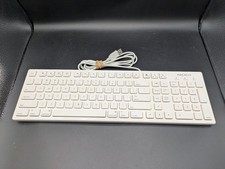 Macally Full Size USB Wired Keyboard (MKEYE) for Mac and PC (White) picture