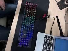 Pictek Gaming RGB wired mechanical keyboard with switch puller still new in box picture