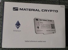 Ethereum Wallet Physical ETH Material Crypto Fire & Shock Proof Unhackable ERC20 picture
