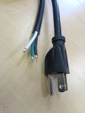 Nema 5-15 to Bare 3 core wire Power Lead, Cable, Cord 6ft chassis cable 16 ga picture
