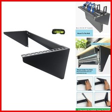 JINGCHENGMEI 4U19 Vertical Wall Mount Patch Panel Bracket Heavy Duty picture