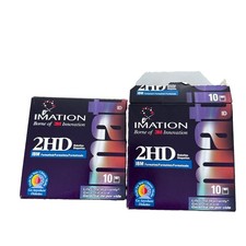Imation 3.5” 2HD IBM Formatted Floppy Disks Lot of 18 Sealed Box + 8 Unused picture