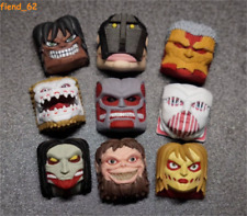 9PCS/SET Attack on Titan Anime Resin Keycaps For Cross Shaft Mechanical Keyboard picture