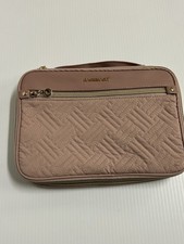 Bagsmart Quilted Electronic Organizer Travel Case Dusty Rose Pink picture