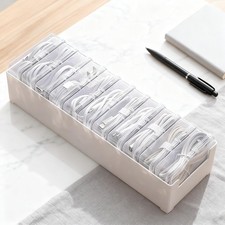 11 Box Cable Organizer Storage Box, Desktop Cable Management with Switch, Power picture