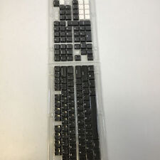 XVX Black 75 Percent PBT Custom Low Profile Keyboard Keycaps picture