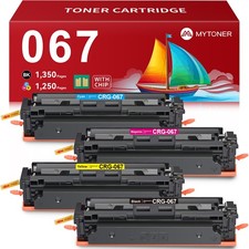 MYTONER 067 Toner Cartridge Set 4 Pack for MF656Cdw MF654Cdw LBP632Cdw picture