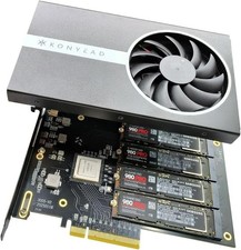 PCIe 4.0 x8 NVMe M.2 SSD Adapter Card for Mac & PC picture
