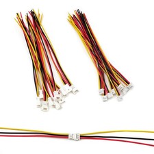 10 Pairs JST Connectors 1.25mm 3 Pin Micro Male and Female Connector Plug wit... picture