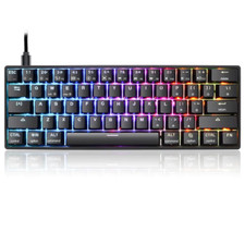 GK61 61 Keys Gaming Mechanical Keyboard USB Wired RGB Backlit Gamer  picture