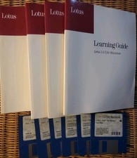 Lotus 123 Macintosh User, Learning, Functions/Macros, Spreadsheet & Floppy Discs picture