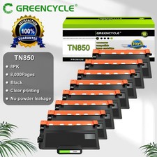 8PK TN850 BK Toner Cartridge Fits For Brother HL-L5200DW HL-L6200DW MFC-L5800DW picture