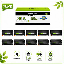 10pk Toner Cartridge For HP CB435A 35A Laserjet P1002 P1003 P1004 P1005 P1006 picture