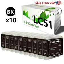 10PK LC51 LC-51 Ink Cartridge for DCP-130C DCP-330C FAX-2580C Printer picture