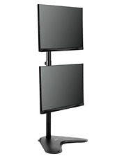 VIVO Dual Monitor Desk Stand Free-standing LCD mount, Holds in Vertical Position picture