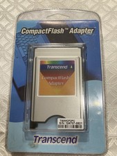Transcend TS0MCF2PC CompactFlash CF to PCMCIA PC Card Adapter NEW Sealed  picture