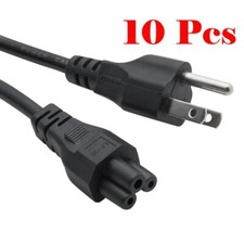 6ft 10 Pack 3 Prong Mickey Mouse Power Cord Cable for Laptop PC Printer Adapter picture