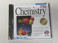Pro One Multi Media Chemistry High School Math Window Software CD-ROM Disc NEW picture