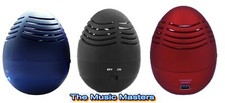 3 Pack Egg Shape Stereo Audio Tumbler SPEAKER Rechargeable USB 3.5mm Wired ASST picture