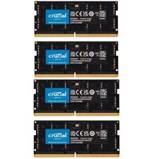 New Crucial 128GB 4X32GB DDR5 4800MHZ PC5-38400 SODIMM Memory Ram CT32G48C40S5 picture