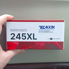 TECKKIN 245XL Compatible Inkjet Ink Cartridge Black 2 Pack for Canon picture