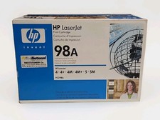 HP 98A Original Laser Jet Toner Cartridge Black 92298A - Unused picture