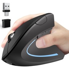 NEISES ERGONOMIC MOUSE WIRELESS BLUETOOTH VERTICAL MOUSE THREE-MODE CONNECTION picture