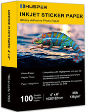 Self-Adhesive Glossy Photo Paper 4X6 Inches, 100 Sheets, 135 Gsm picture