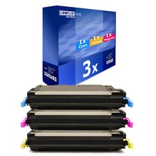 3x Eurotone Compatible Laser Toner Cartridge for HP Q5951A Q5952A Q5953A 643A picture