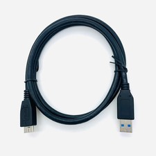 USB 3.0 Cable Cord for SEAGATE FREEAGENT GOFLEX EXTERNAL HARD DRIVE HDD 3' picture