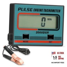 Digital RPM Meter Induction Pulse Tachometer Hour Meter for Small Engines - picture