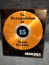 Vintage Memorex Computer 15 Year Award - Rare, Collector's Item, 1980's Borough picture