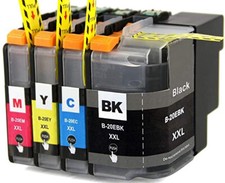4P XL Ink Cartridges fits Brother LC20e MFC-J5920DW MFC-J775DW MFC-J985DW picture